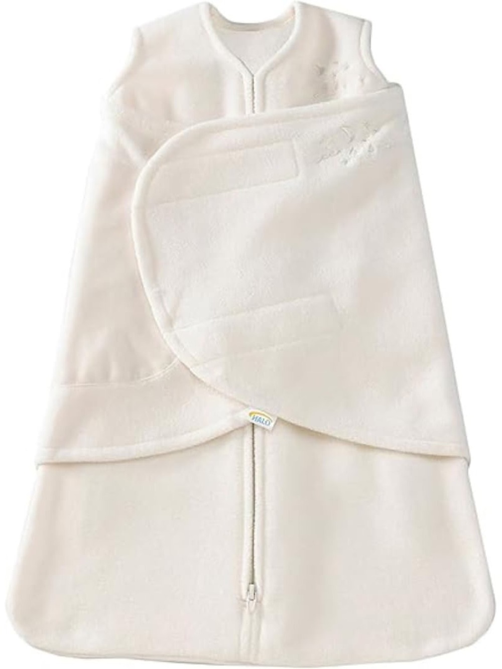 Newborn Halo Fleece Sleep Sack Swaddle - Cream